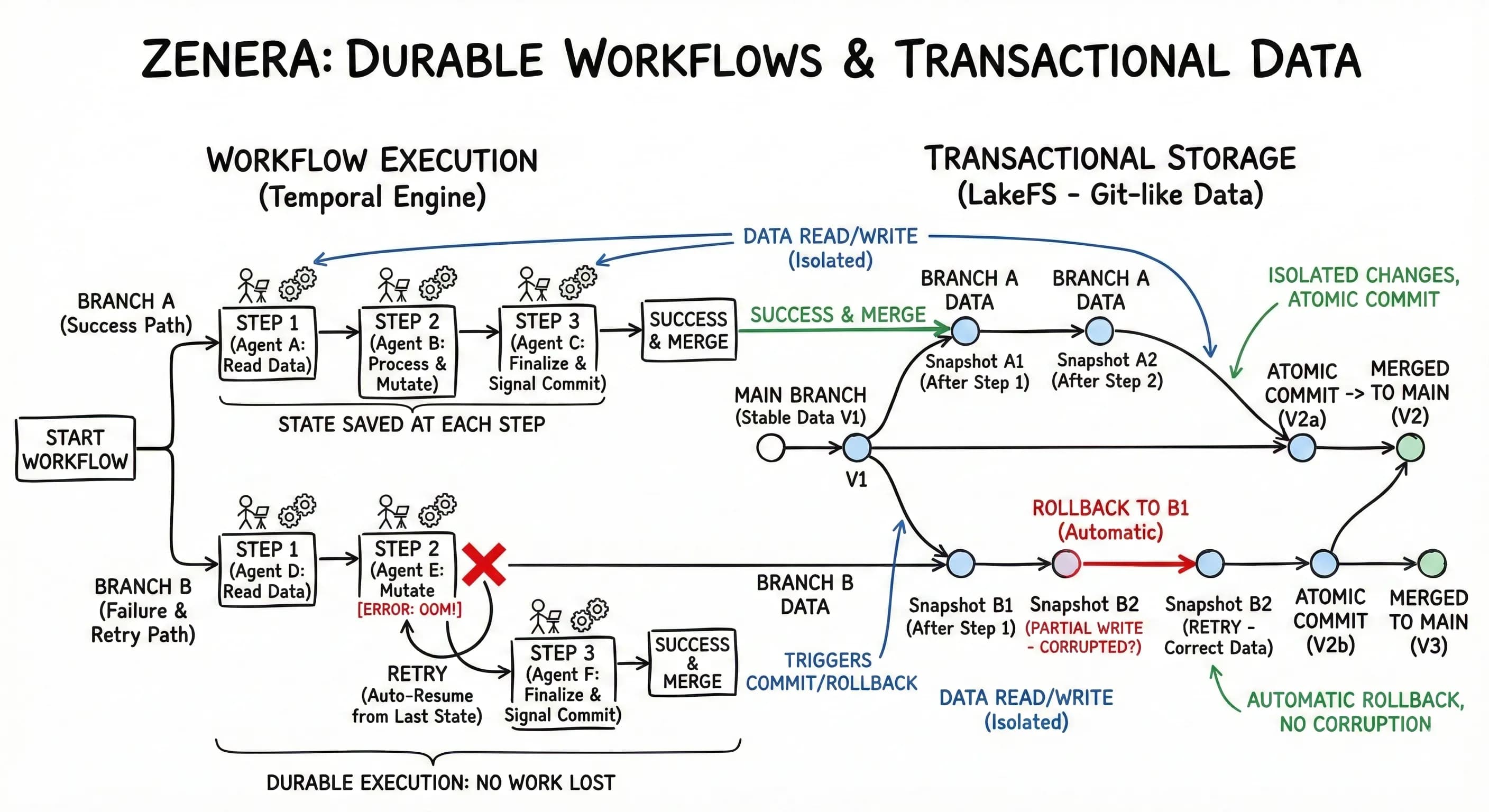 Battle-tested at Scale — Workflow + Transactional Storage powering enterprise agent systems