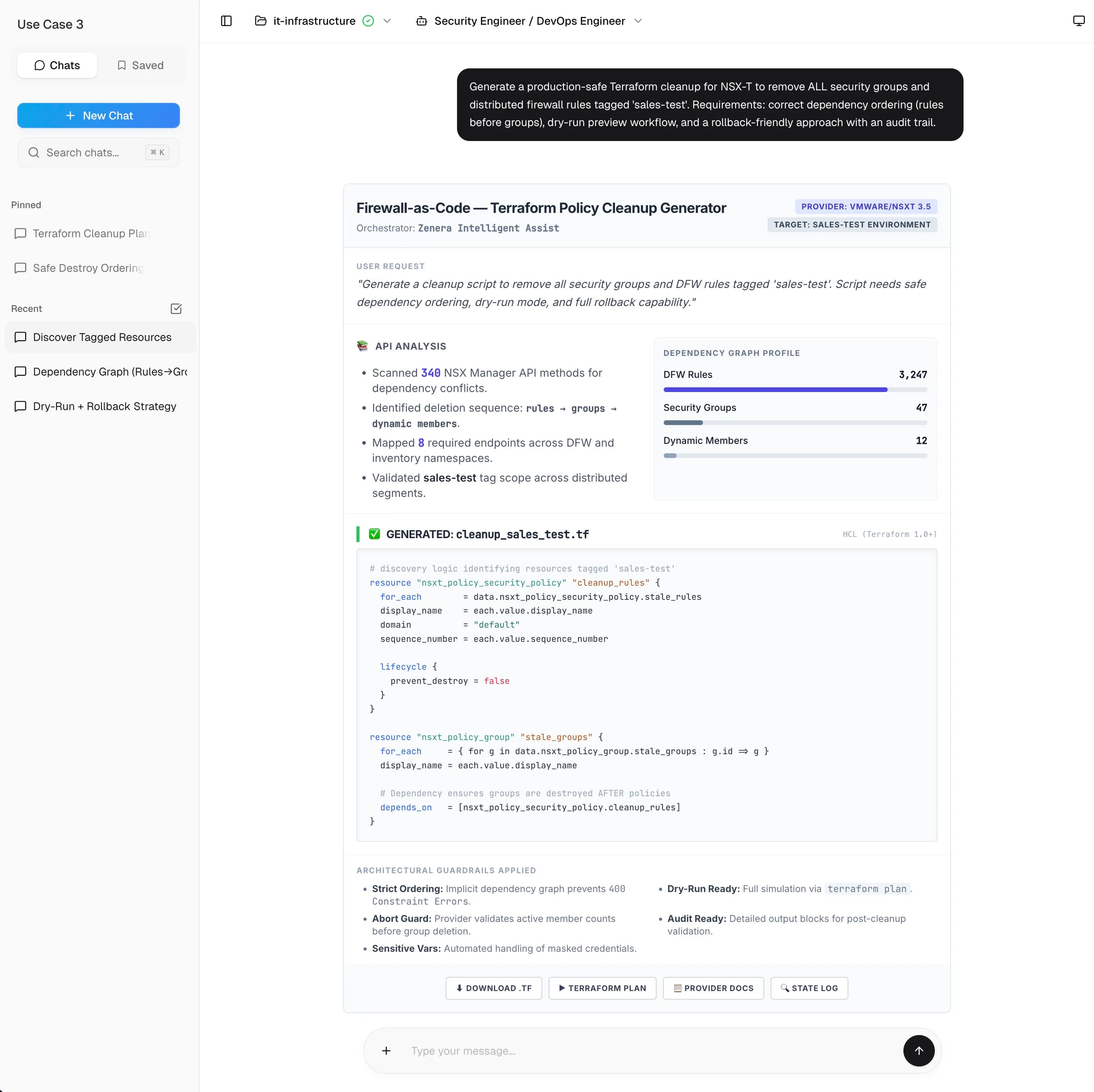 Auto-generated Terraform policy cleanup script