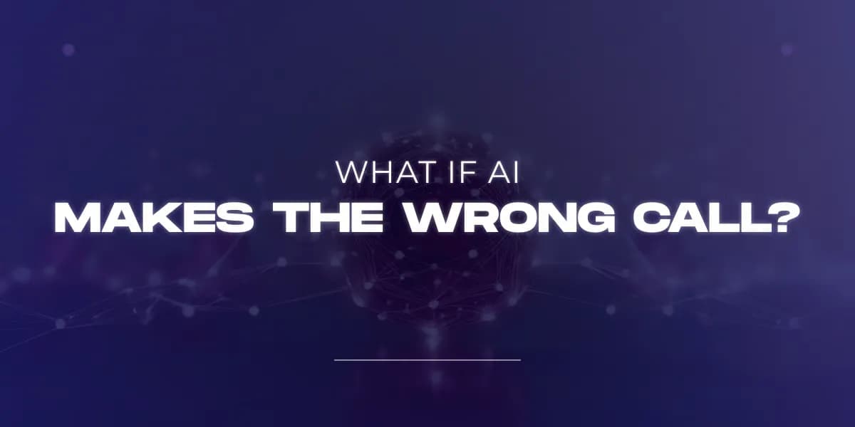 What if AI makes the wrong call?